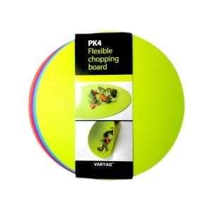 Juego de 4 Tablas Plásticas Redondas