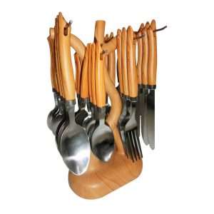 Juego de Cubiertos 24 Piezas con Base