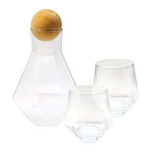 Set de Pichel de Vidrio y Vasos