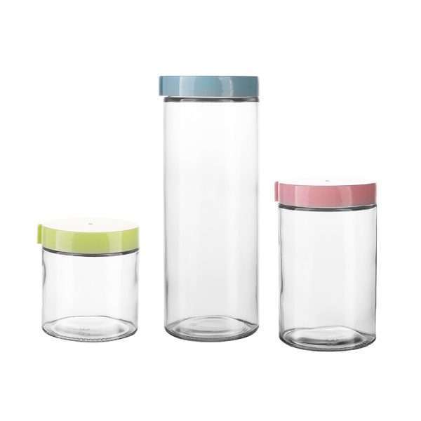 Set de 3 Recipientes de Vidrio Herméticos